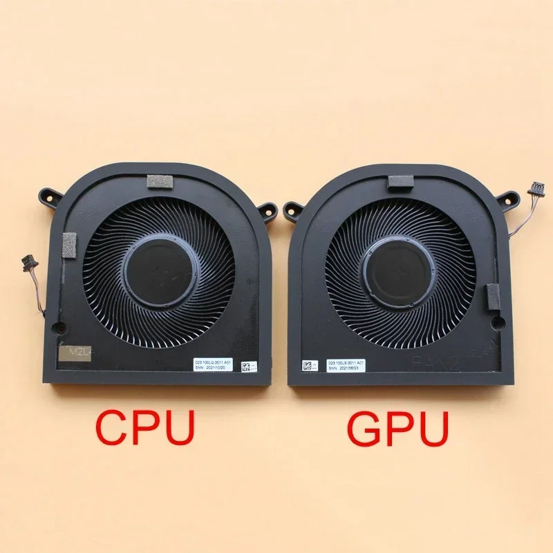 Новый вентилятор охлаждения процессора и графического ноутбука для DELL XPS 17 9700 9710