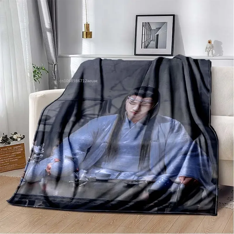 Фланелевое одеяло YiBo Wang китайское певичное покрывало для дивана Lan Zhan