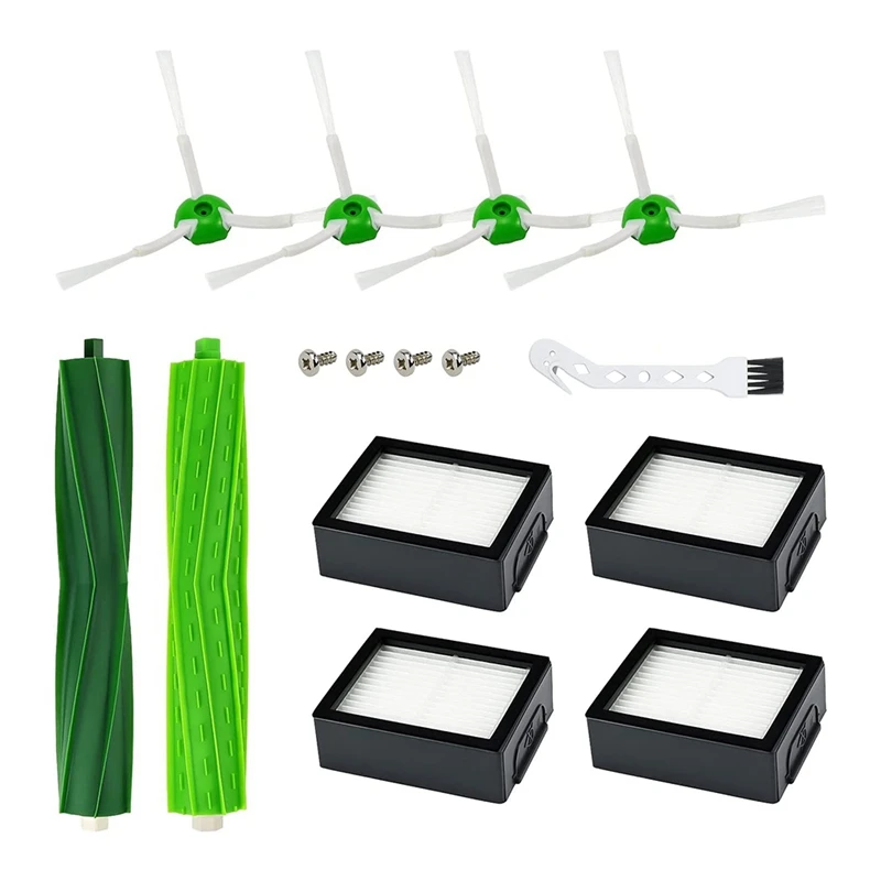 

Сменные детали: основная и боковая щетки, HEPA-фильтр, совместимый с Irobot Roomba I7 E5 E6, аксессуары для пылесоса