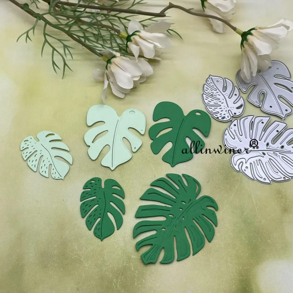 Декор листьев металлические Вырубные штампы трафареты вырезанные для сделай сам