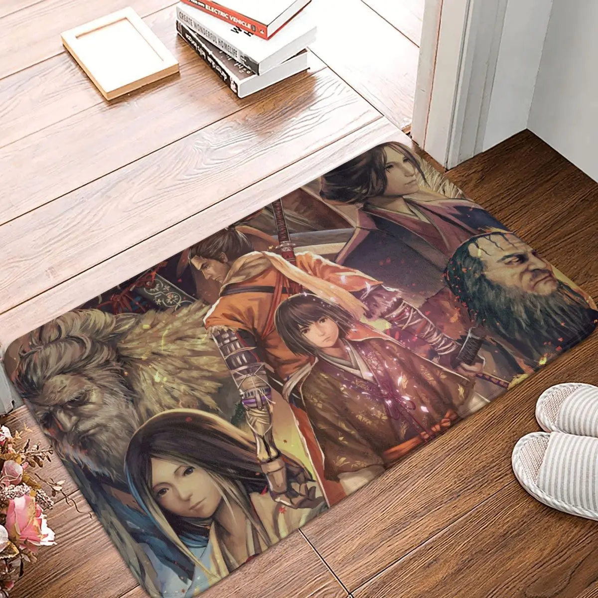

Sekiro Shadows Die Twice Divine Heir Game Bathroom Mat Characters Doormat Living Room Carpet Outdoor Rug Home Decoration