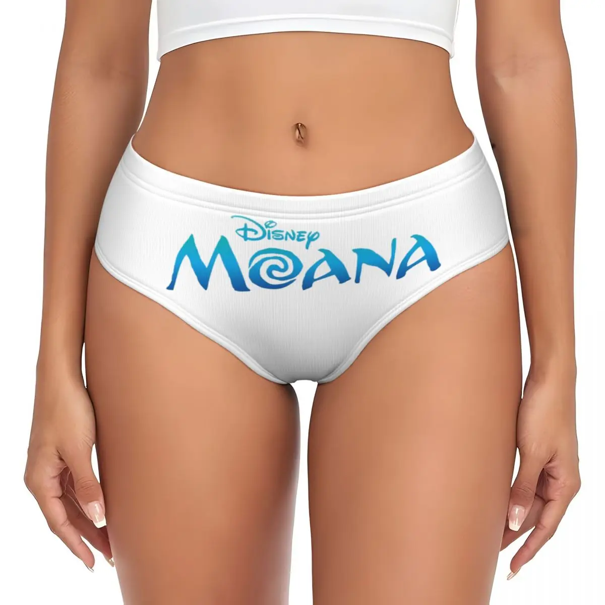 Трусы с логотипом Моаны на заказ нижнее белье женские удобные эластичные трусики