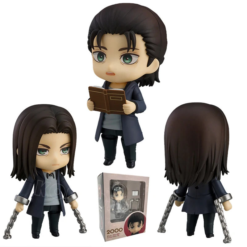 

#2000 Attack on Titan Eren Jaeger Anime Figure Shingeki no Kyojin Mikasa Ackerman Action Figure Erwin Smith Figurine Doll Toys