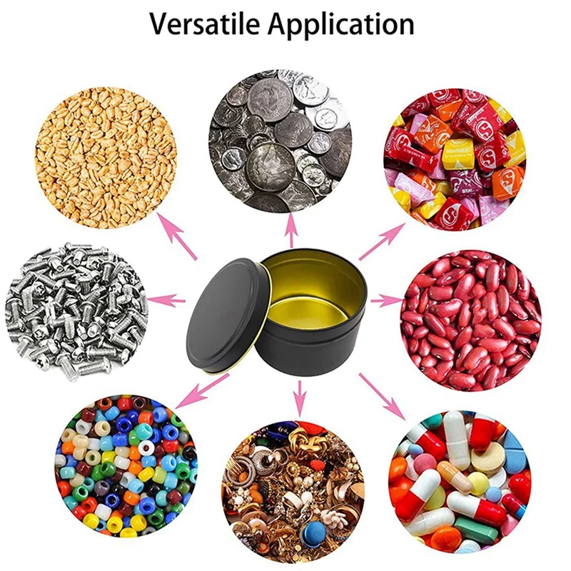 Консервные банки для свечей 144 шт. 4 унции металлические контейнеры изготовления