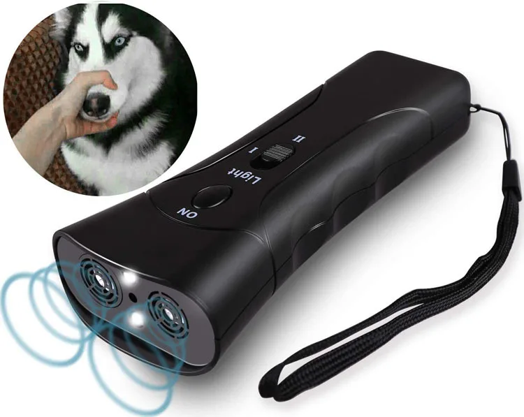 

Pet Dog Repeller Ultrasonic Double-headed Dog Drive Pet Dog Training Double-horn Laser Dog Training Dog Bark Stop Dog Supplies