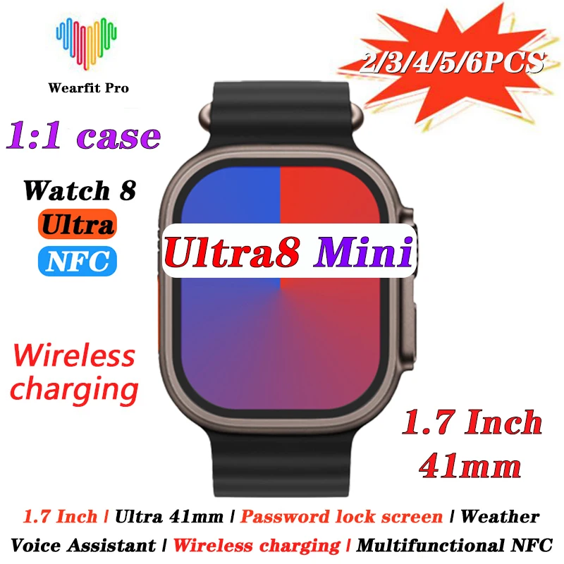 

Ultra8 Mini Smart Watches 2023 Women Men IWO Series8 40mm 41mm Bluetooth Call