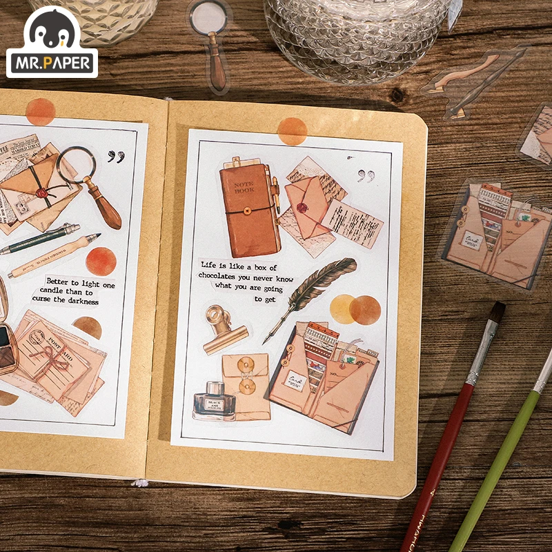 Mr.Paper 4 вида конструкций набор наклеек для домашних животных серии Good Day Plan DIY