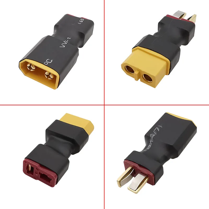 XT60 Разъем папа/гнездо к папа Т-образная розетка для RC LiPo батареи Quadcopter T Deans