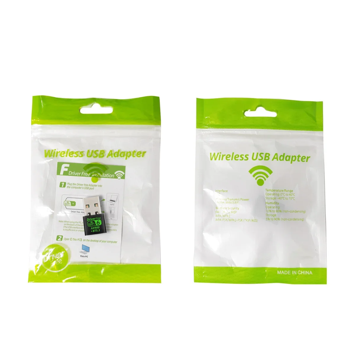 AX900 USB WiFi 6 Bluetooth 5.3 Адаптер 2в1 Dongle Двухдиапазонный 2 4G и 5 ГГц Сеть Беспроводной Wlan