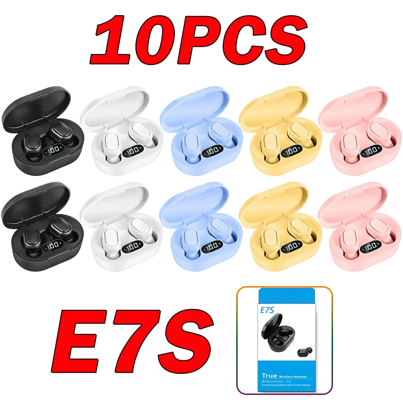 

Беспроводные Bluetooth-наушники E7S TWS с шумоподавлением и микрофоном, 10 шт.