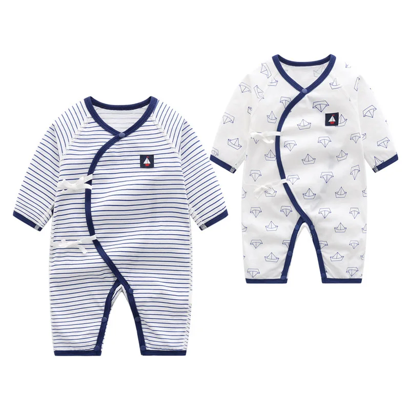 

Spring Summer 0-12m Baby Rompers Pure Cotton Boneless Sewing Baby Girl Clothes Baby Boy Clothes Baby Onesie