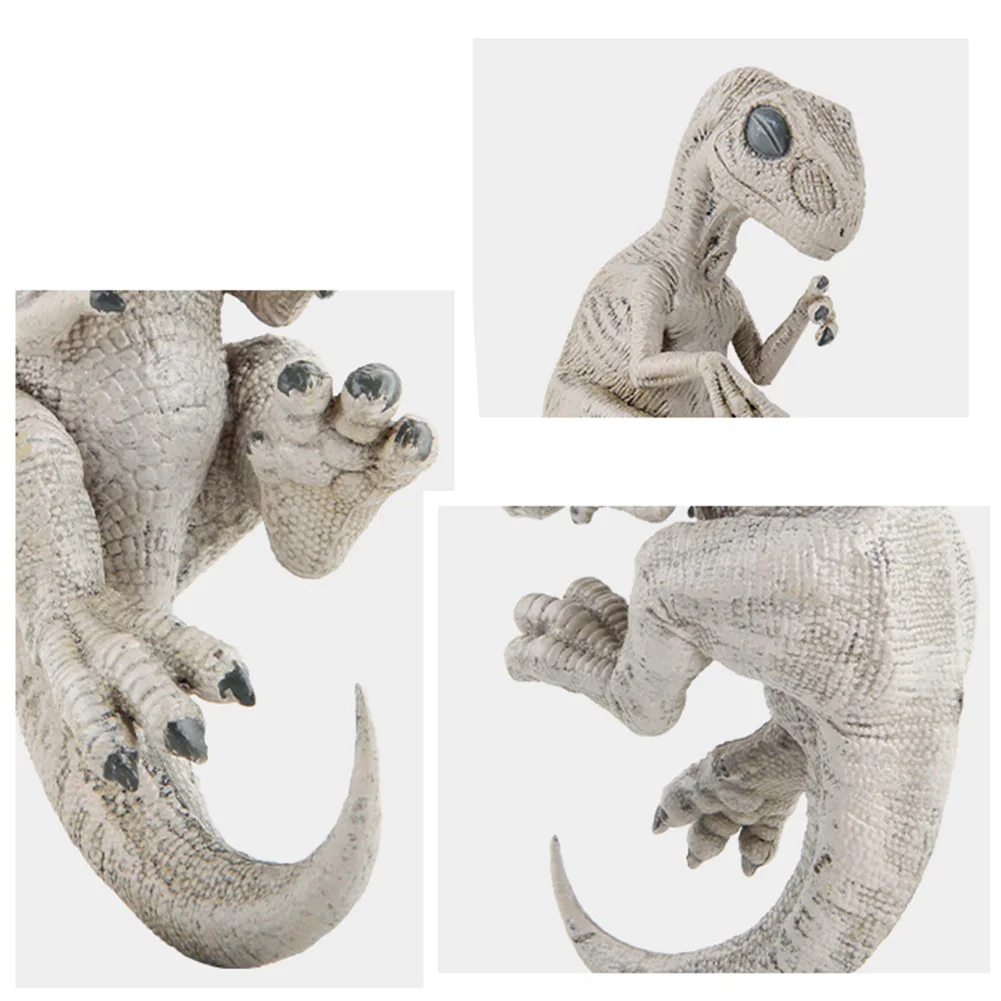 Детская модель динозавра Юрского периода тираннозавр рекс Велоцираптор светлая