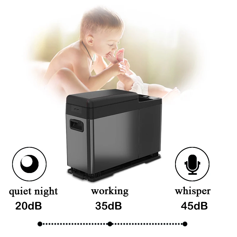 ALPICOOL 8L Автомобильный холодильник Портативный охладитель Мини-морозильник DC12V-24V для фургона рекреационного транспорта пикник кемпинг компрессорное охлаждение.