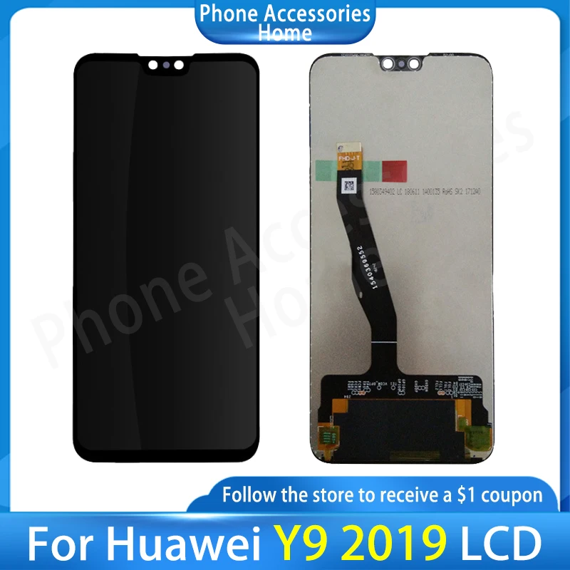 

Y9 2019 DIsplay+Touch Screen Digitizer Assembly for Huawei Y9 2019 LCD with frame for huawei JKM-LX1 JKM-LX2 JKM-LX3 display