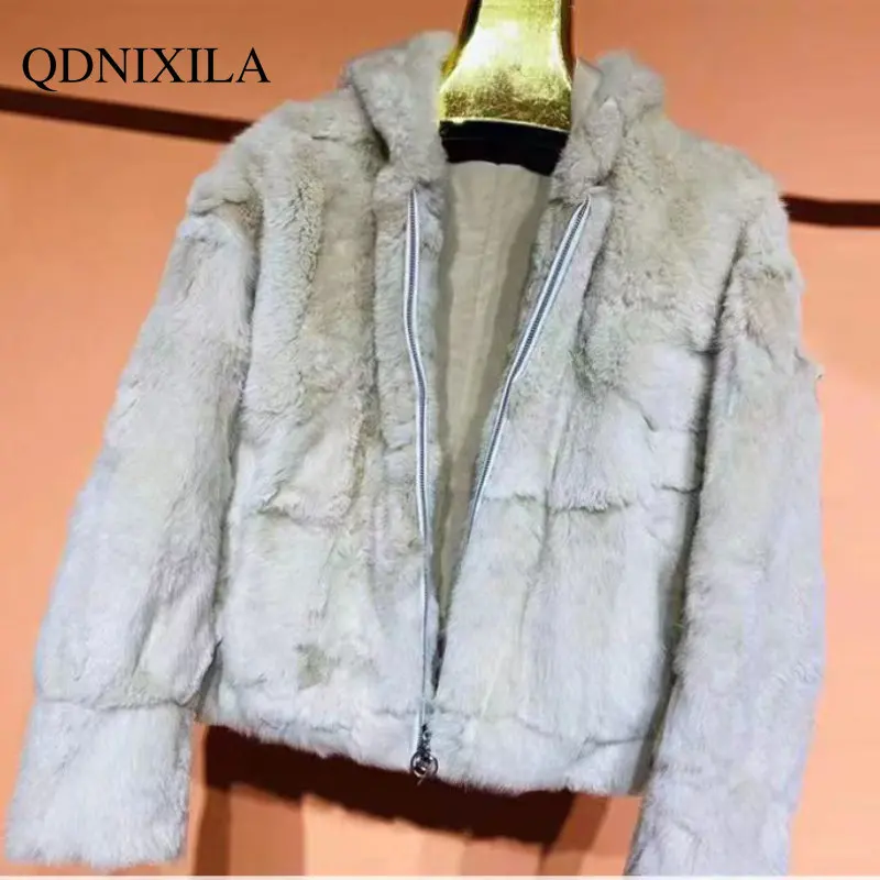 Winter Coat for Women 2022 Fur Coat Women New Rabbit Leather Fur Coat  Fashion Short Fur Warm Coat Fur Coat Jacket Women