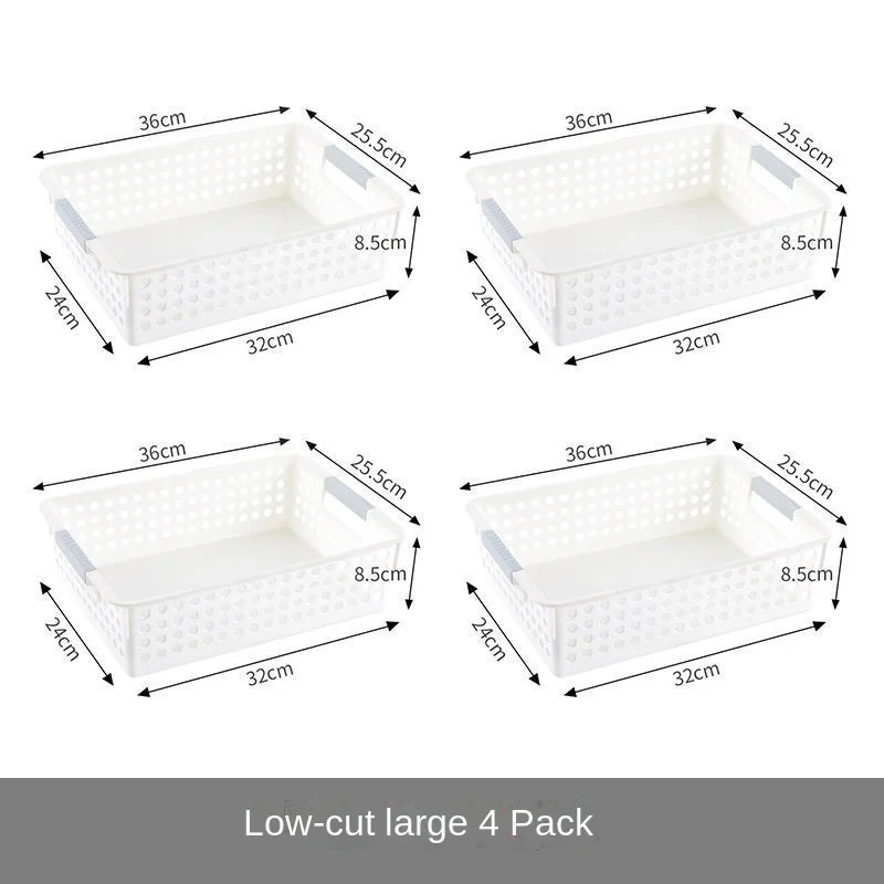

Настольная пластиковая корзина для хранения для детского сада, длинная маленькая корзина, коробка для хранения игрушек