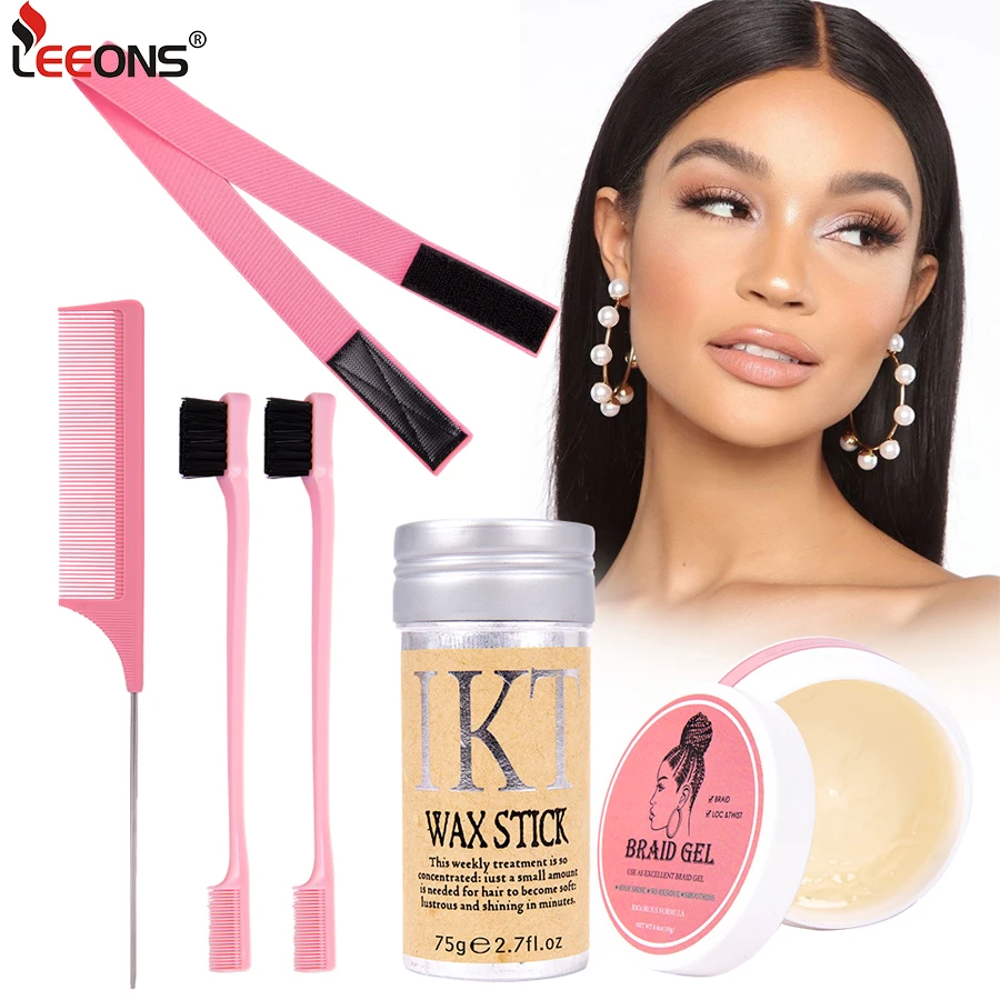 

Набор из щетки и геля для волос Leeons для путешествий 2-в-1, 100 г