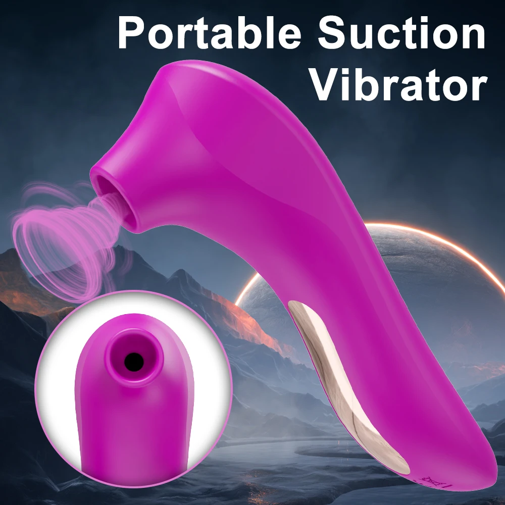 Вибраторы для женщин Стимулятор клитора взрослых на присосках