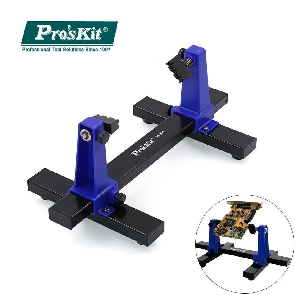 

Pro'sKit SN-390 PCB Adjustable Soldering Clamp Holder 360 Degree Rotation Fixture Printed Circuit Board Jig For Solder Fix