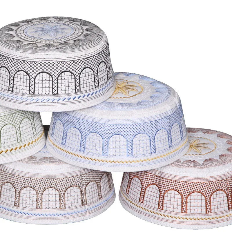 Мусульманская молитвенная Кепка BOHOWAII Kufi индийская мужская мусульманская