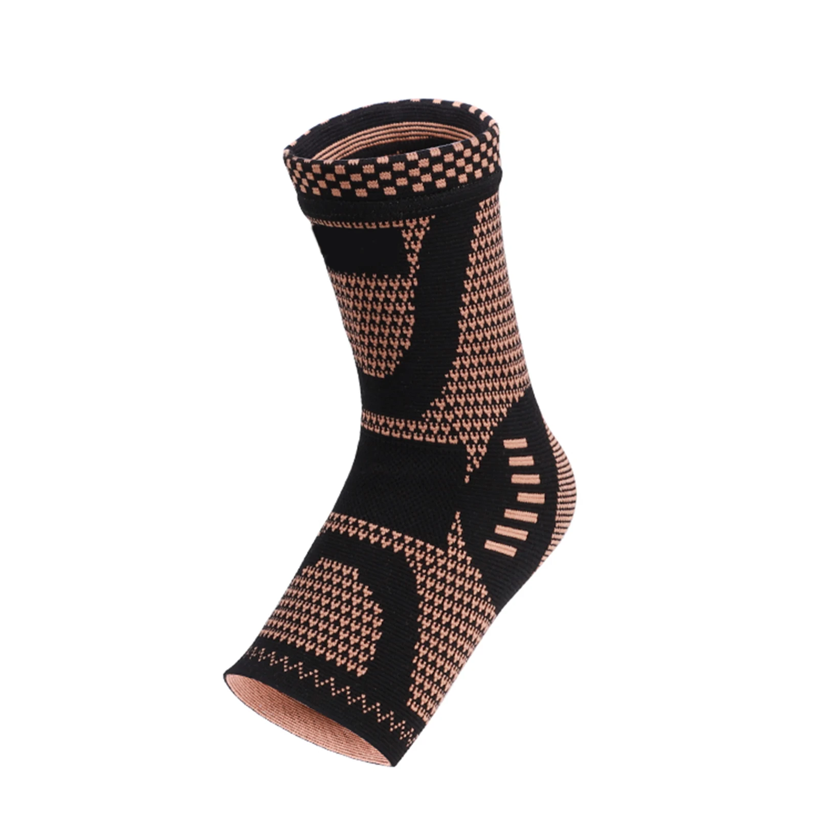 

Copper Ankle Brace Copper Infused Nylon Ankle Compression Sleeve High-Performance Breathable Design Ankle Support For Men And