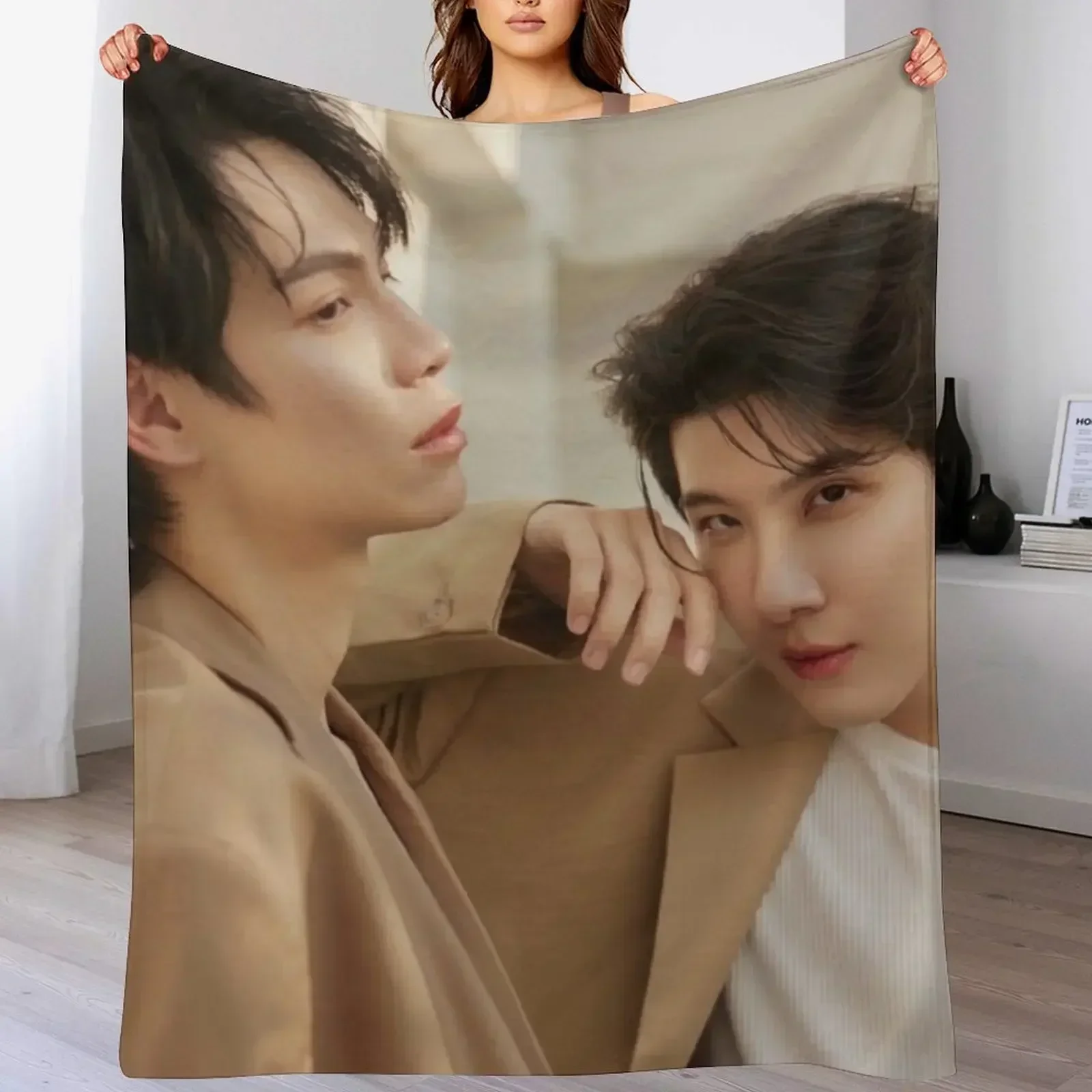 First Khaotung Only Friends BL SERIES тайский? ????????????? Таиланд gmmtv bl series Пледы Симпатичные одеяла