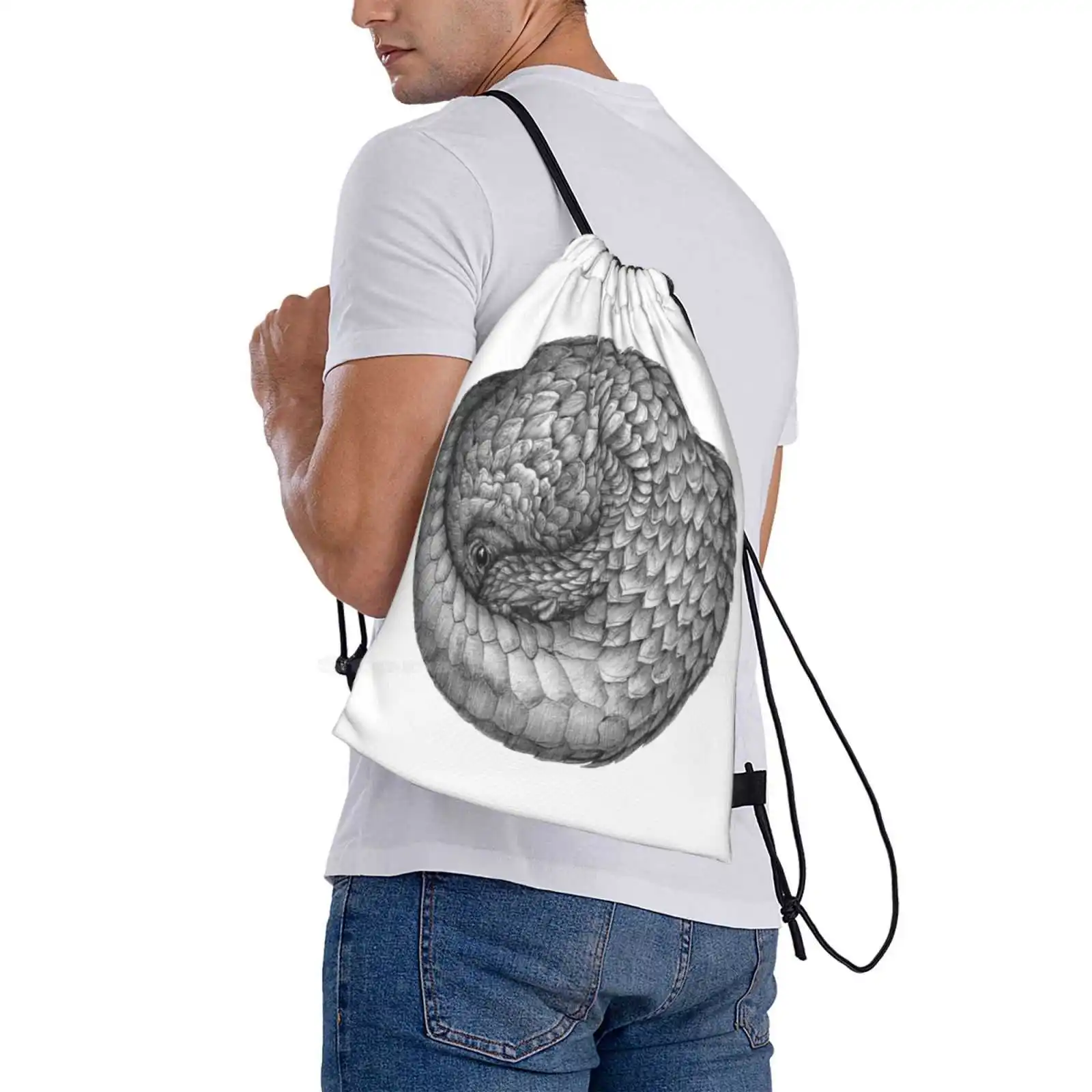 Бесконечный панголин горячая распродажа школьный рюкзак модные сумки природные