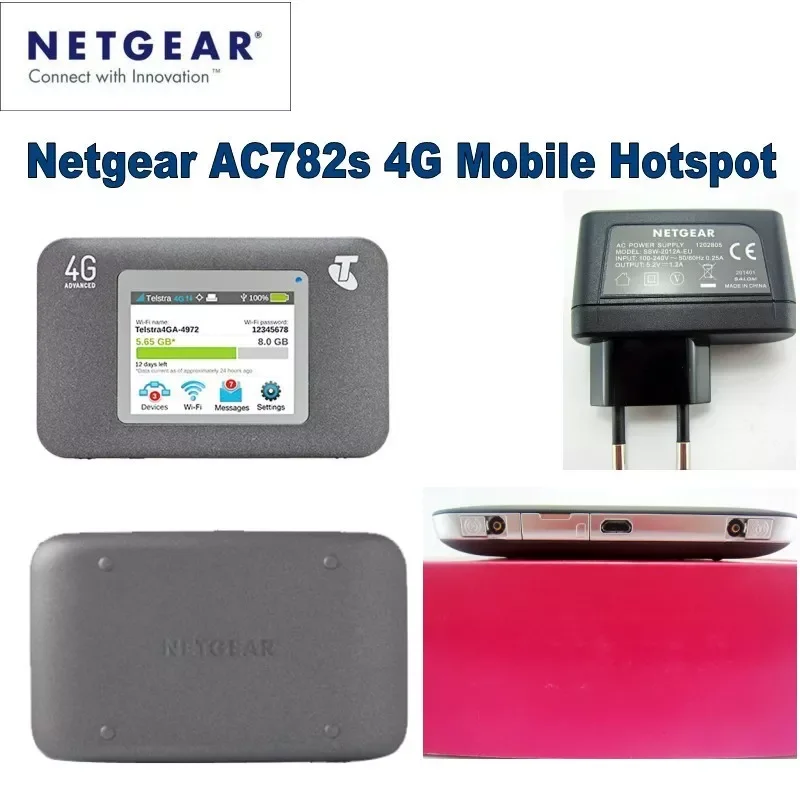 

NEW2023 Unlocked Aircard AC782S 4G Mobile Hotspot LTE WiFi Modem Router