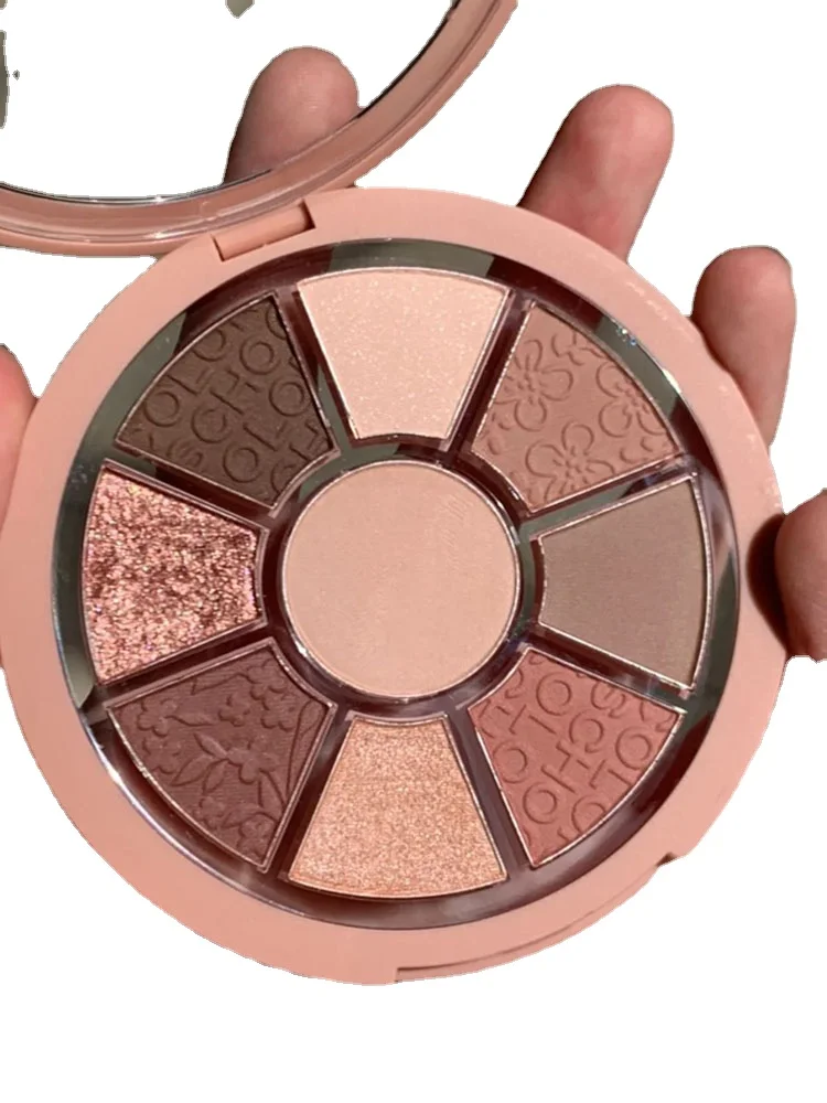 Тени для век YY портативная серая пудра с низкой насыщенностью матовые светильник