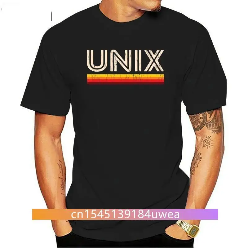 New Men t-shirt UNIX tshirt Women t shirt