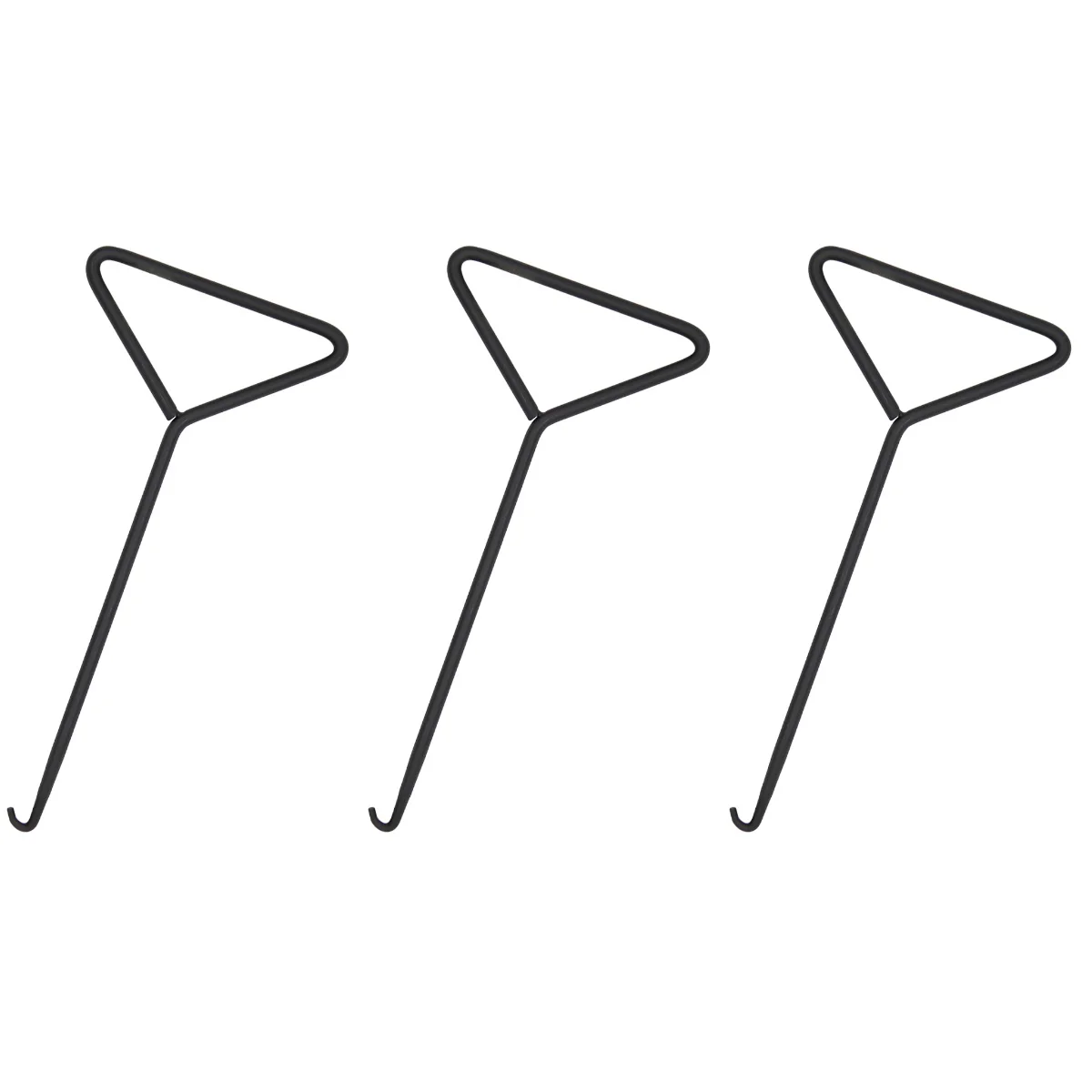 

3 Pieces Spring Hook Motorcycle Motorbike Puller Tool Triangle T-Handle Exhaust Pipe