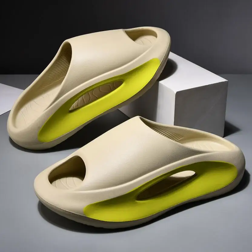 2023 Casual Sneaker Slippers For Women Men Thick Bottom Platform Slides Soft EVA Hollow Out Unisex Sports Sandals Beach Shoes