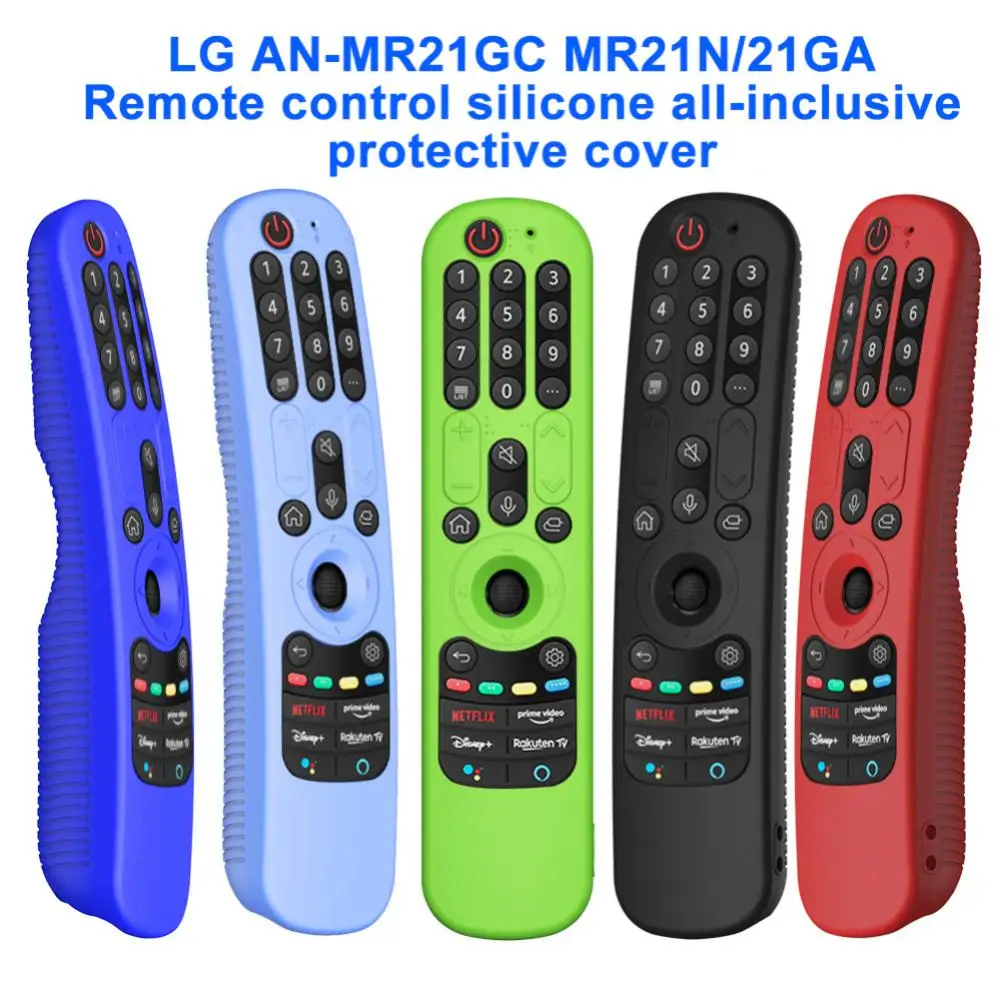 

Protective Silicone Case For LG TV Remote Control Skid-proof Cover Shockproof Washable AN-MR21GA GC Magic Remote Silicone Cover