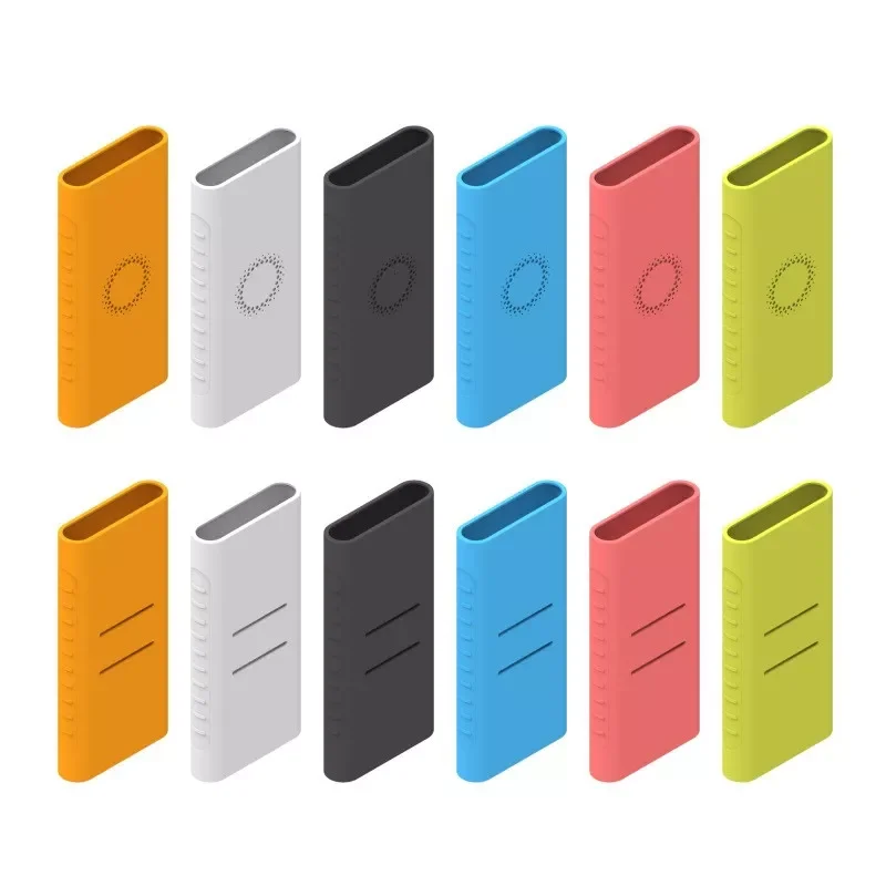 

2022NEW for Xiaomi Wireless Charging Power Bank 10000mAh Soft Rubber Silicone Protect Case Cover Skin Sleeve Protector Shell Cas