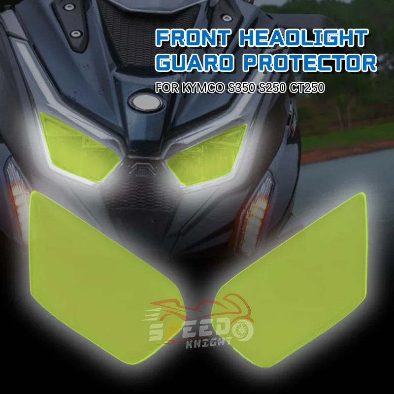 Для мотоцикла KYMCO S350 S250 CT250 S 350 250 CT акриловая передняя фара защита головного света