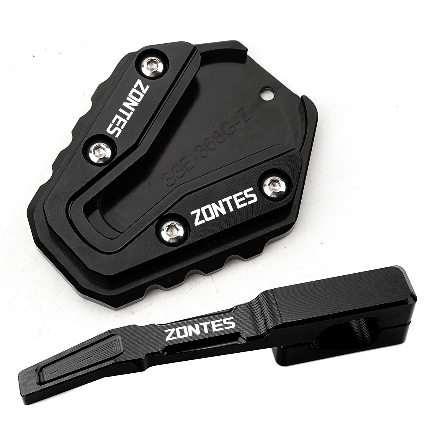 

Для ZONTES 368G 368E 501G 368K 2024-2026 удлинитель для крепления мотоцикла, боковой удлинитель, вспомогательный блок, аксессуары для педалей