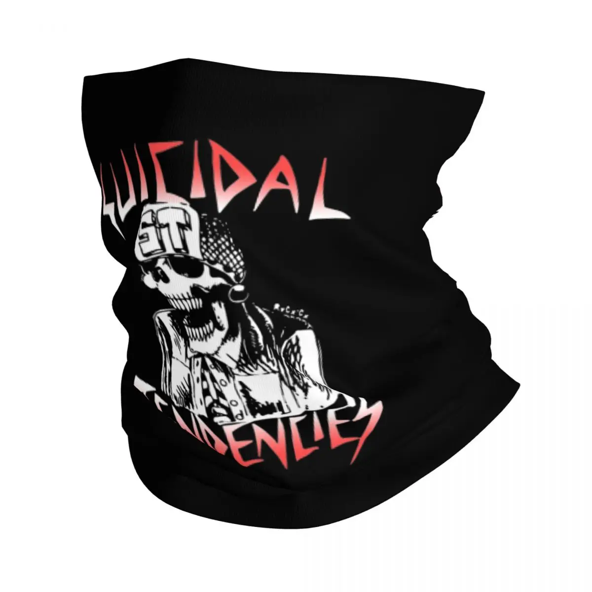 

Black Metal Bandana Neck Cover Printed Suicidal Tendencies Mask Scarf Multifunctional Headwear Outdoor Sport for Men Women Adult