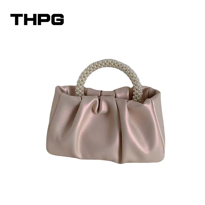 

THPG Luxury Design Women Square Shoulder Bag Fashion Casual Shopping Solid Handbag Pu Material Premium Solid Color Underarm Bag