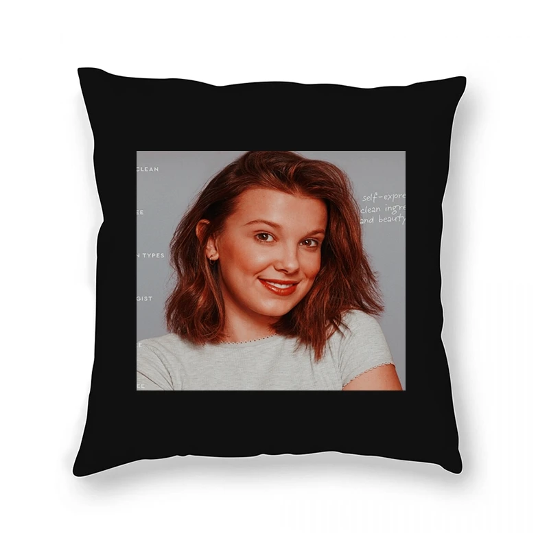 

Millie Bobby Brown Millie Bobby Brown Pillow Case Percent Camisas Print Fashion