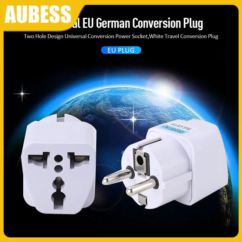 

AC 250V Converter Socket 10A EU Plug Travel Socket EU Power Universal RU ES US Conversion Europe Power Plug Outlet Adapter