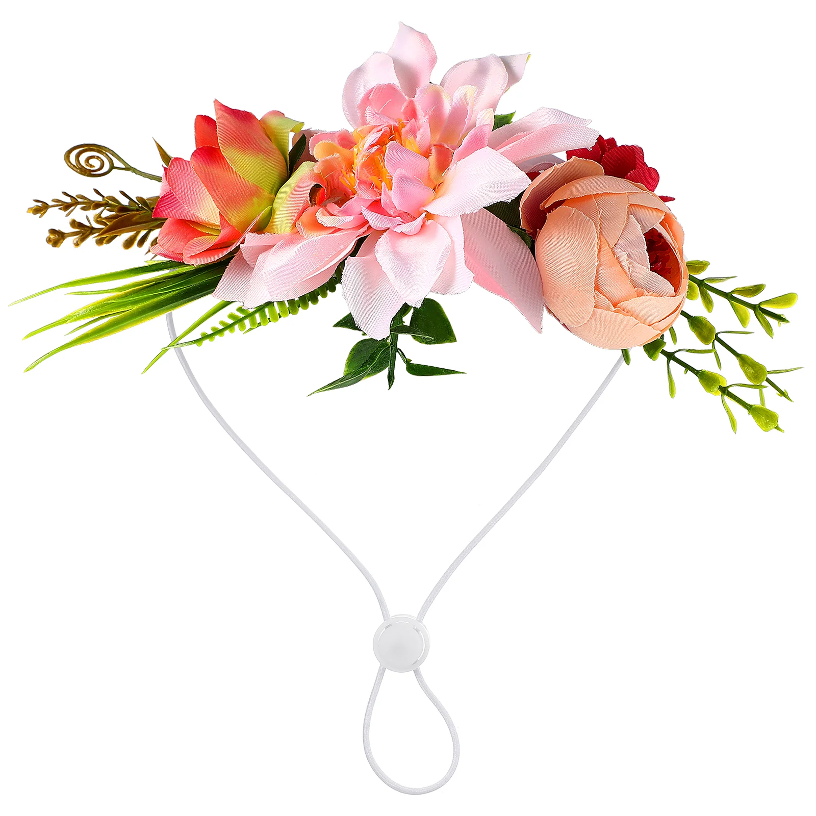 

Dog Wreath Wedding Ornaments Beach Ornaments Dog Head Headband Dogs Dog Hats Pet Flower Seaside Resort