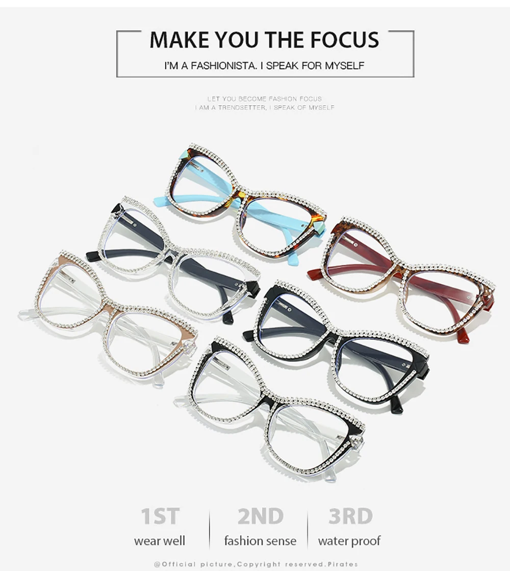 Женские очки кошачий глаз