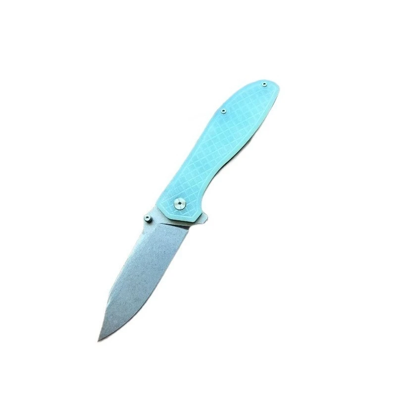 Фото Складной карманный нож Luminous G10 с рукоятью и лезвием из стали 8Cr13Mov для активного отдыха, кемпинга, туризма, выживания, портативный универсальный нож для фруктов, инструменты EDC №5