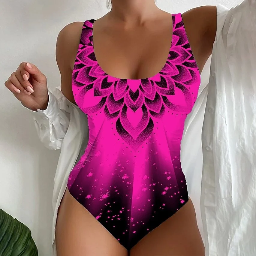 

Женский купальник, цельный обычный купальник с принтом, белый купальник с графическим принтом, купальные костюмы, Спортивная пляжная одежда, лето, Новинка