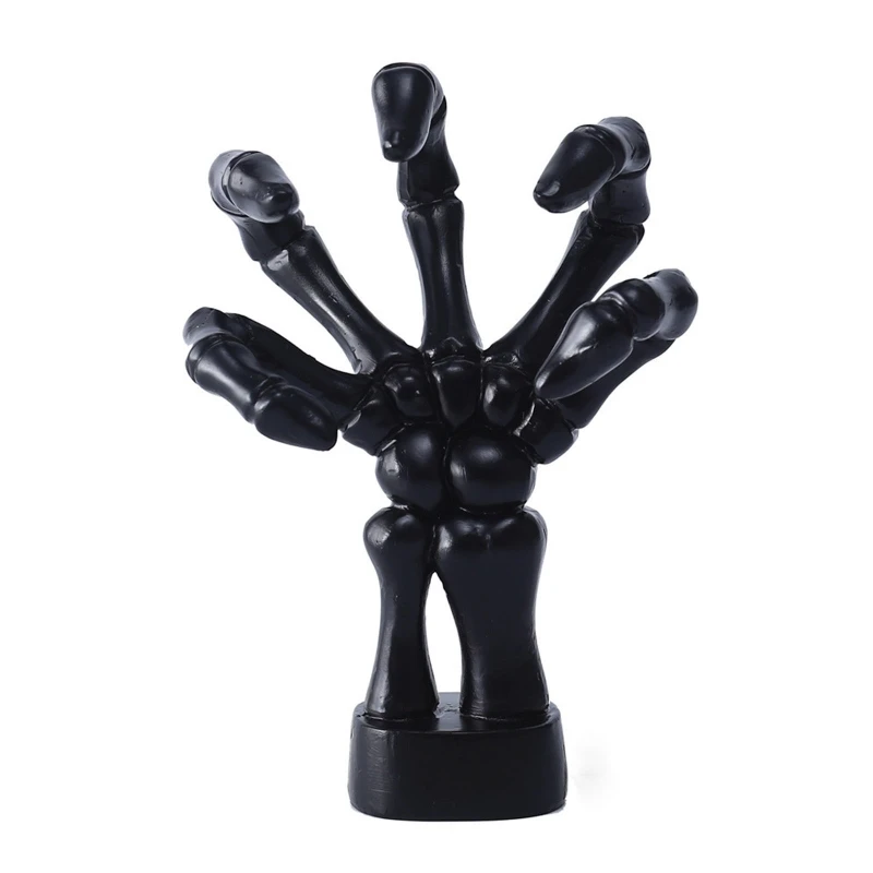 

Black Ghost Hand Wall Hook Key Holder Dresser Jewelry Organizer Holder Wall Hang