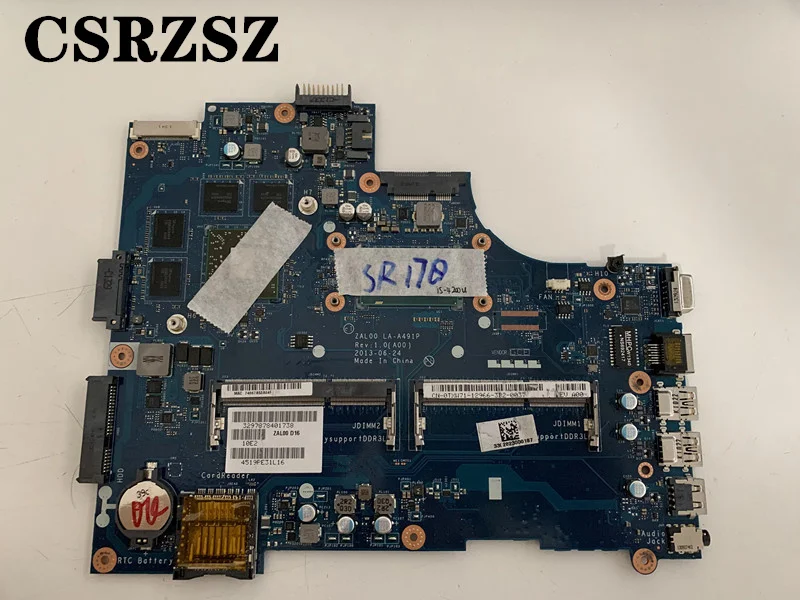 Материнская плата CSRZSZ для ноутбука Dell Latitude 3540 V3540 LA-A491P 0TXW71 с функцией проверки центрального процессора