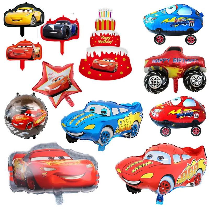 Детские воздушные шары Disney Тачки аксессуары для дня рождения большой гоночный