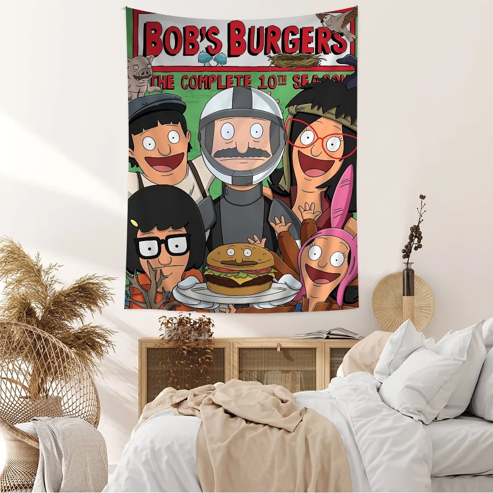 Настенный гобелен с героями мультфильмов B-Burgers подвесной настенный Таро хиппи