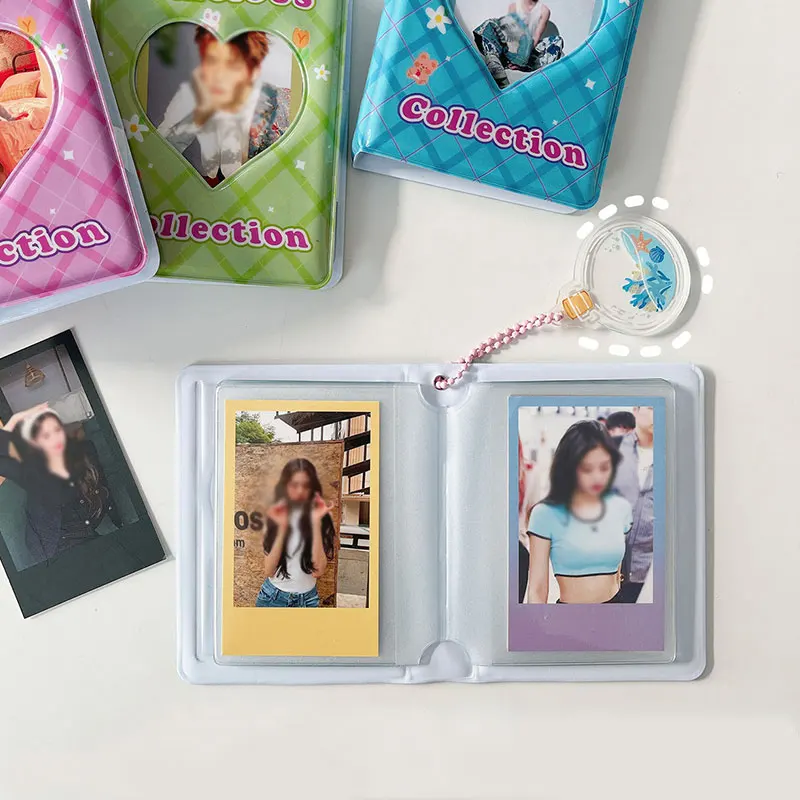 

40 Pockets 3 Inch Photo Album Korean Idol Pictures Storage Book Card Holder Photocard Binder Mini Album Ins Plaid Instax Album