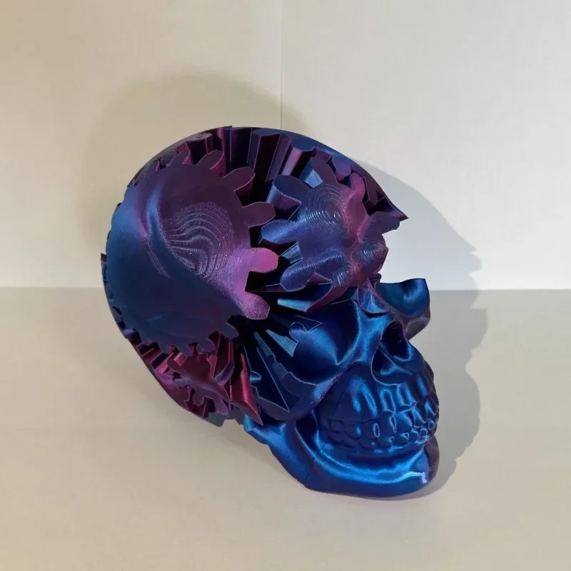 3D печатный креативный череп с головкой передач игрушки для снятия стресса и